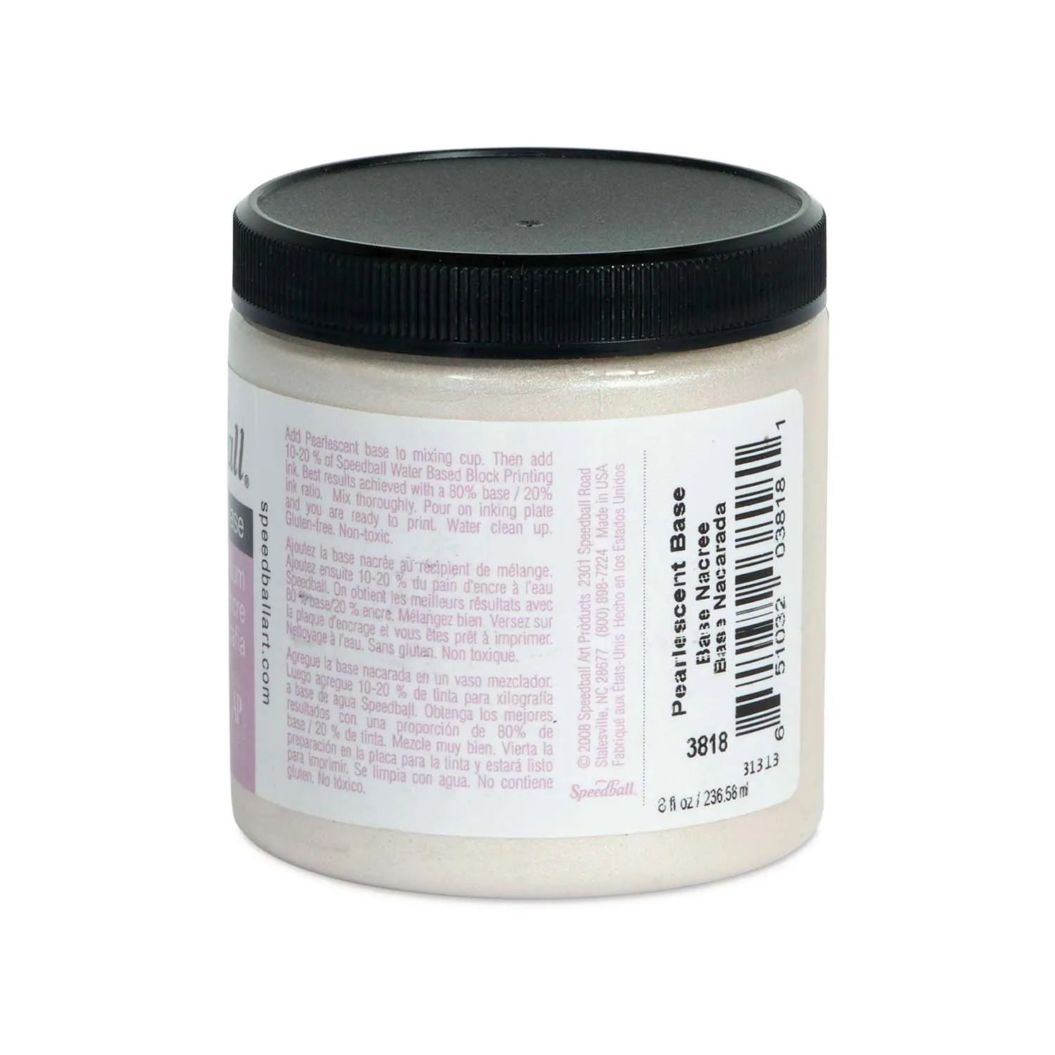 Base perlada para pinturas de grabado Speedball 225cc