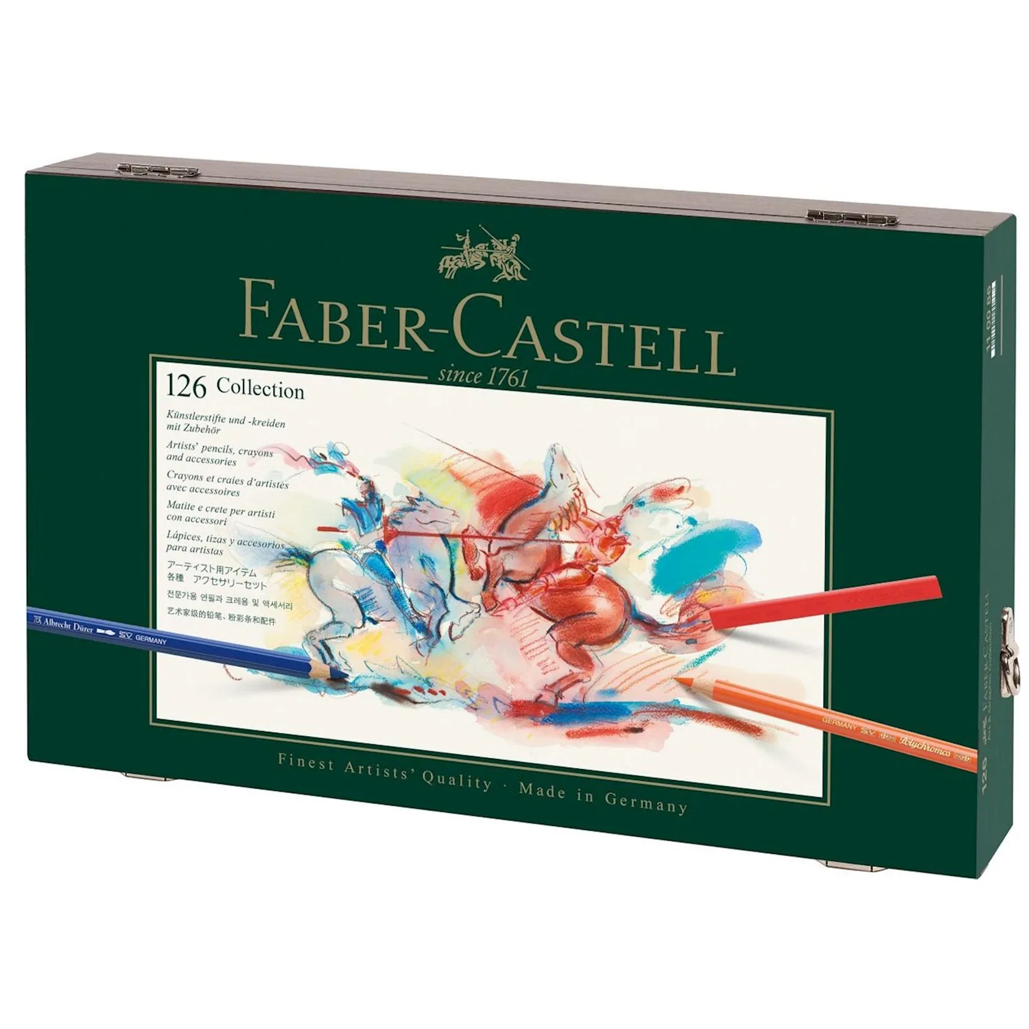 Estuche de Madera Art & Graphic 126 piezas de las 3 Gamas