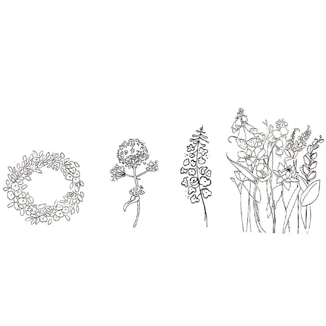 Timbre Adix Diseño Jardín Primavera 4ud