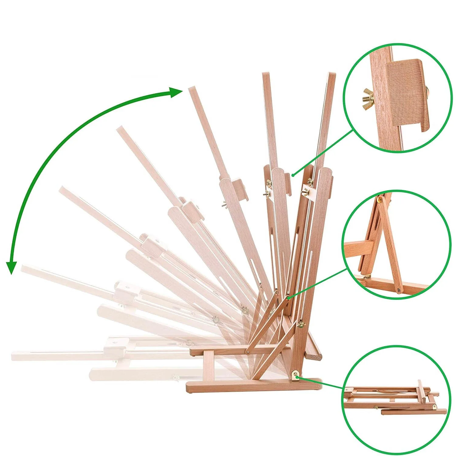 Atril De Madera Renart Sobremesa Plegable