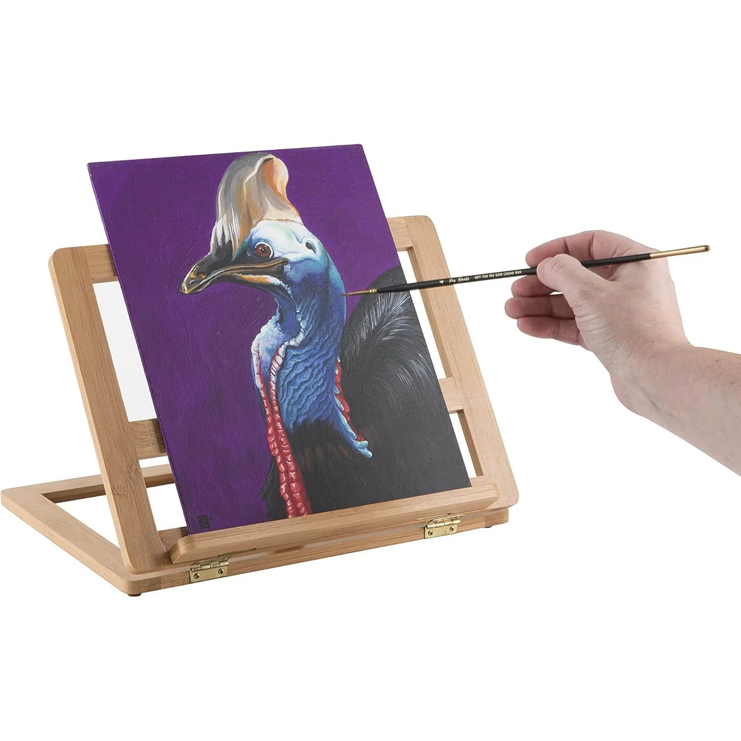 Atril De Madera Renart Sobremesa Plegable Mini 27 x 20cm