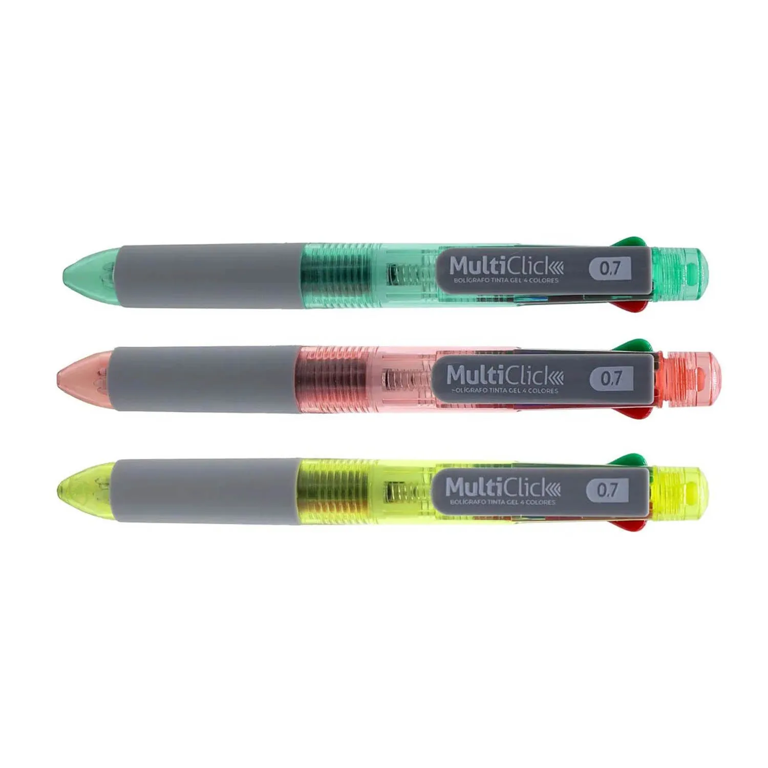 Bolígrafo Multiclick Adetec 4 Tintas Colores Surtidos
