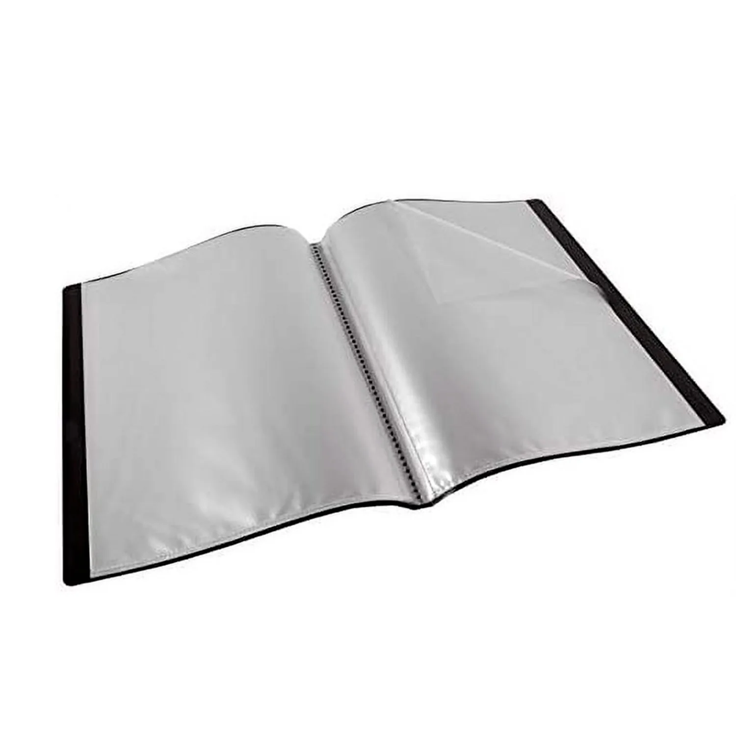 Carpeta con 40 Fundas Transparentes (A4) Colores Surtidos