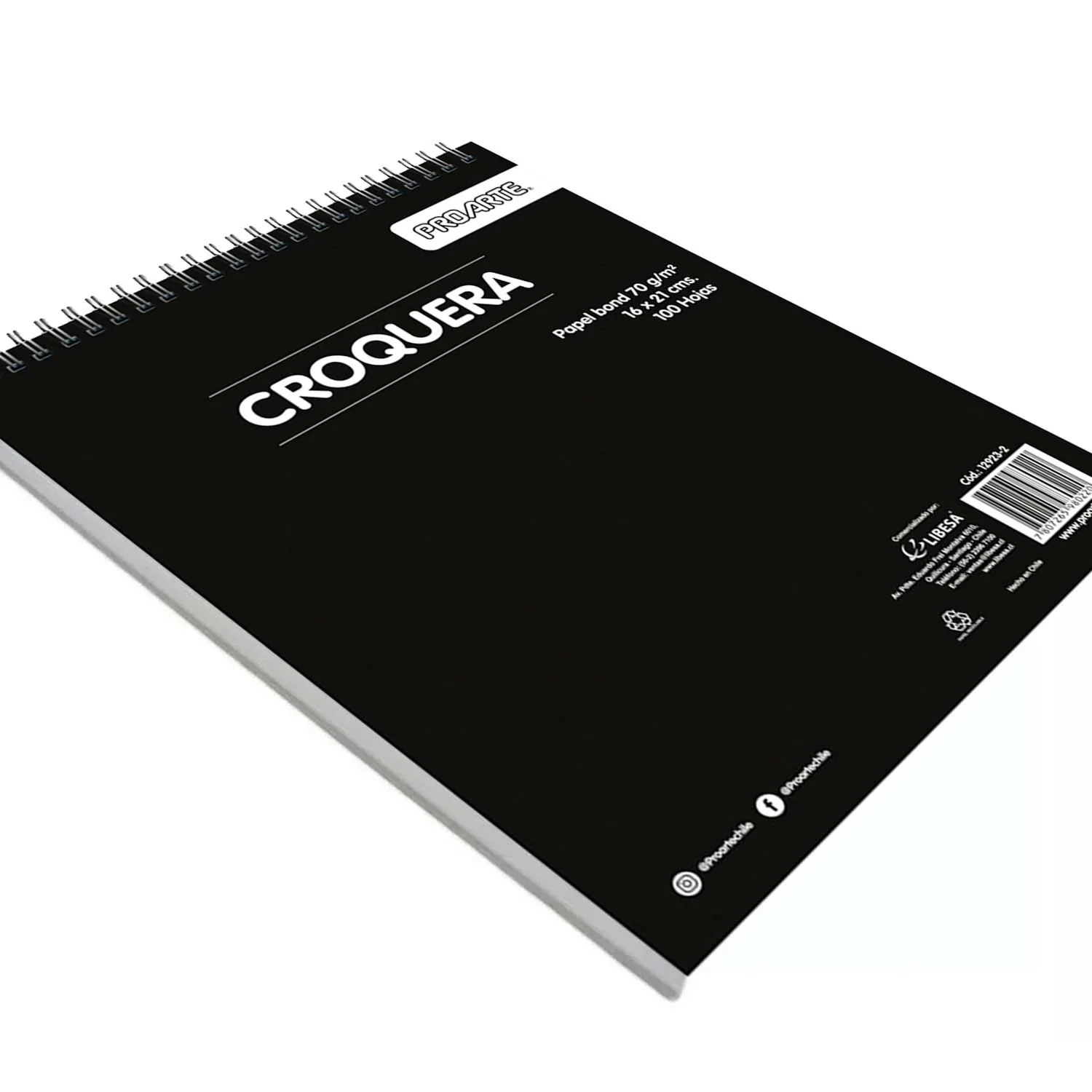 Croquera Proarte 16X21cm 100hjs