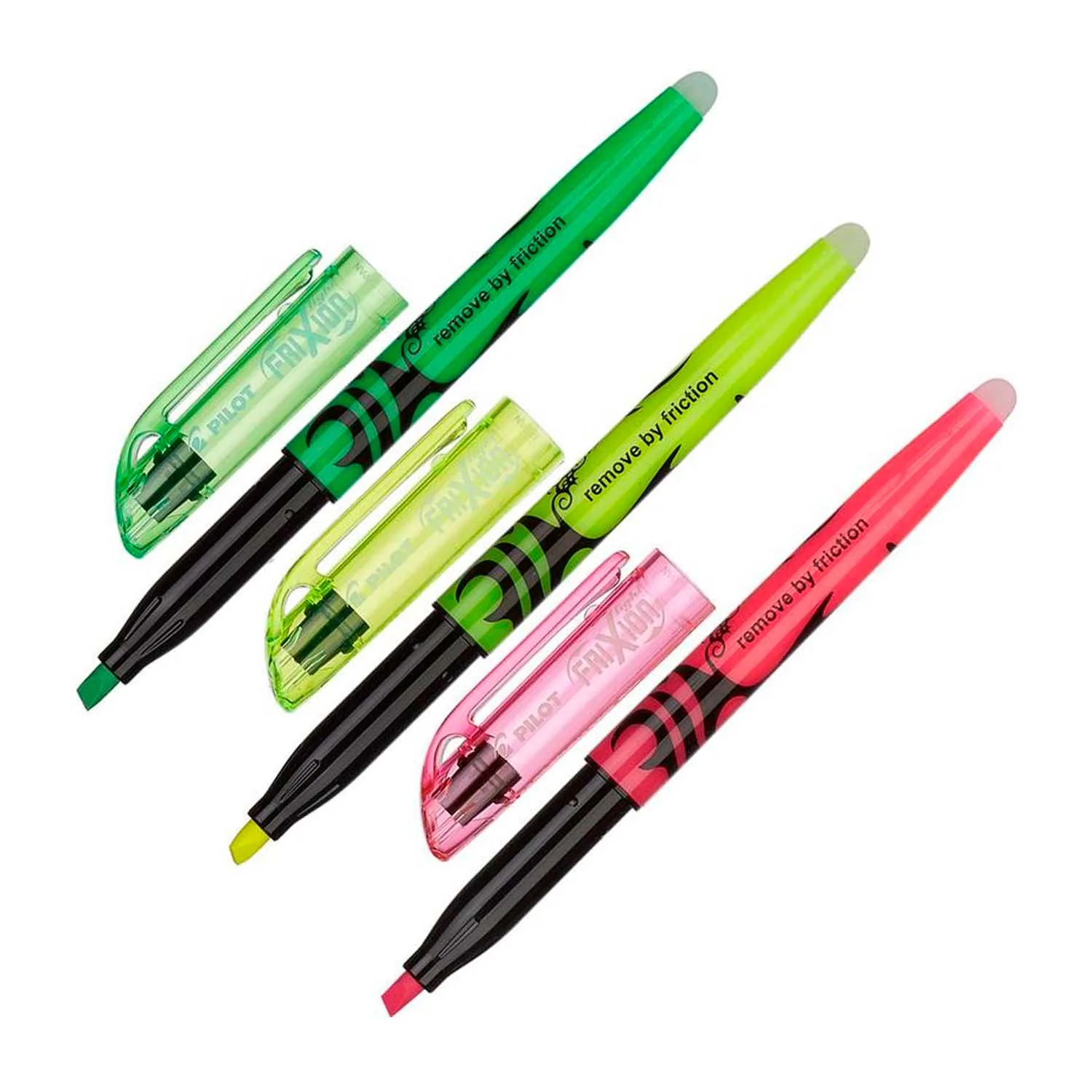 Destacador Pilot Frixion Light Borrable 3 Colores Neón