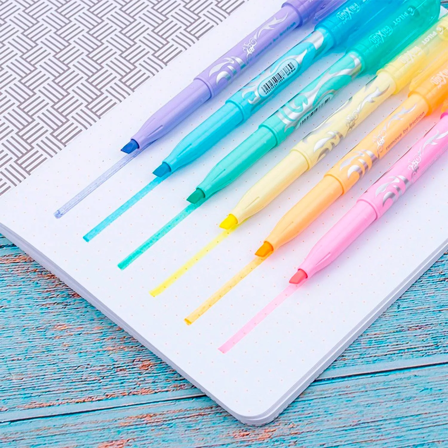 Destacador Pilot Frixion Light Borrable 6 Colores Soft