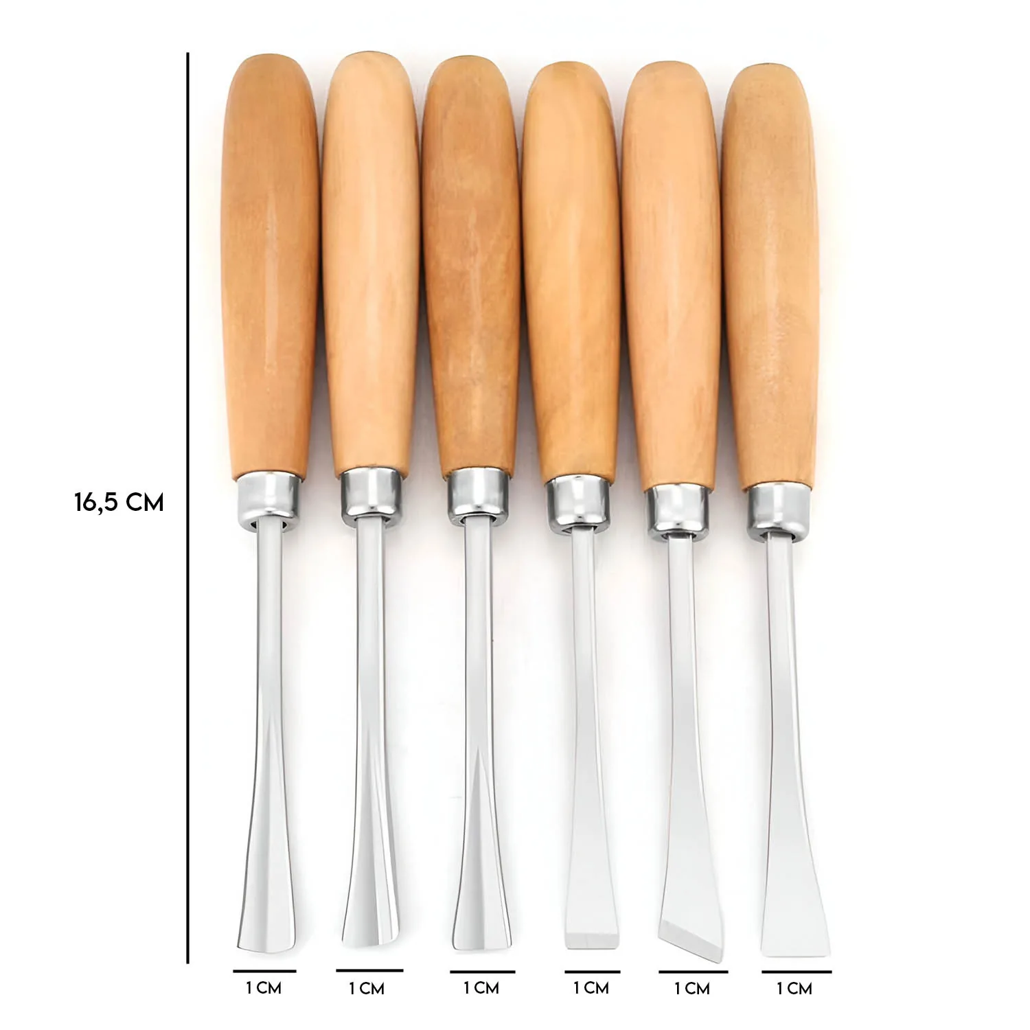 Gubias De Tallado Renart Set 6 pcs. Para Carpintería