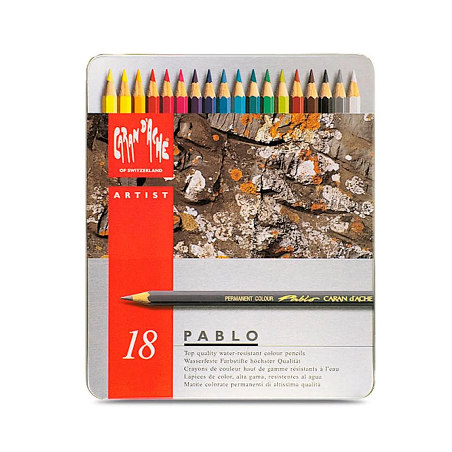 Lápices de Colores Pablo Caran d'Ache (18 Colores)
