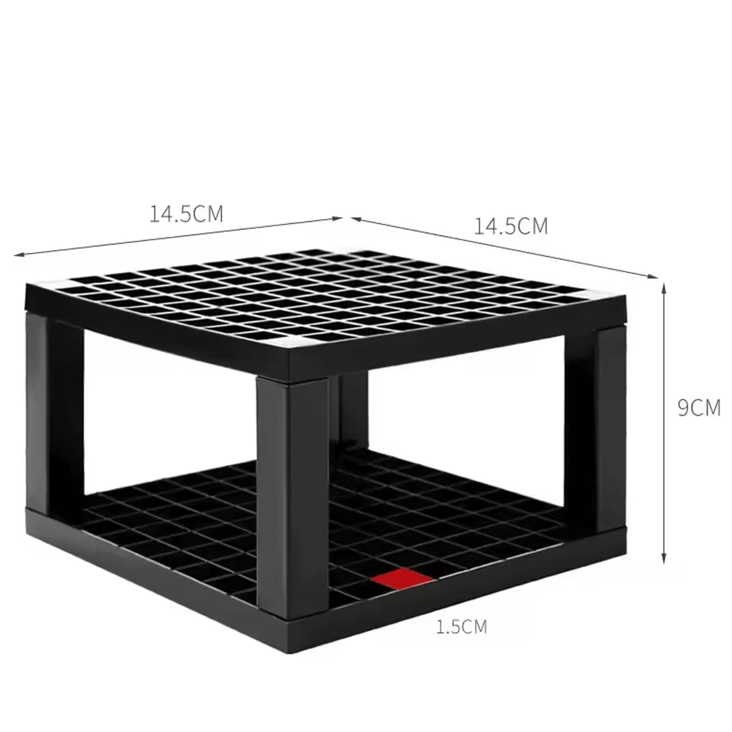 Portalapiz Vertical Renart 96 Espacios Cuadrados de 12.5x12.5mm Negro