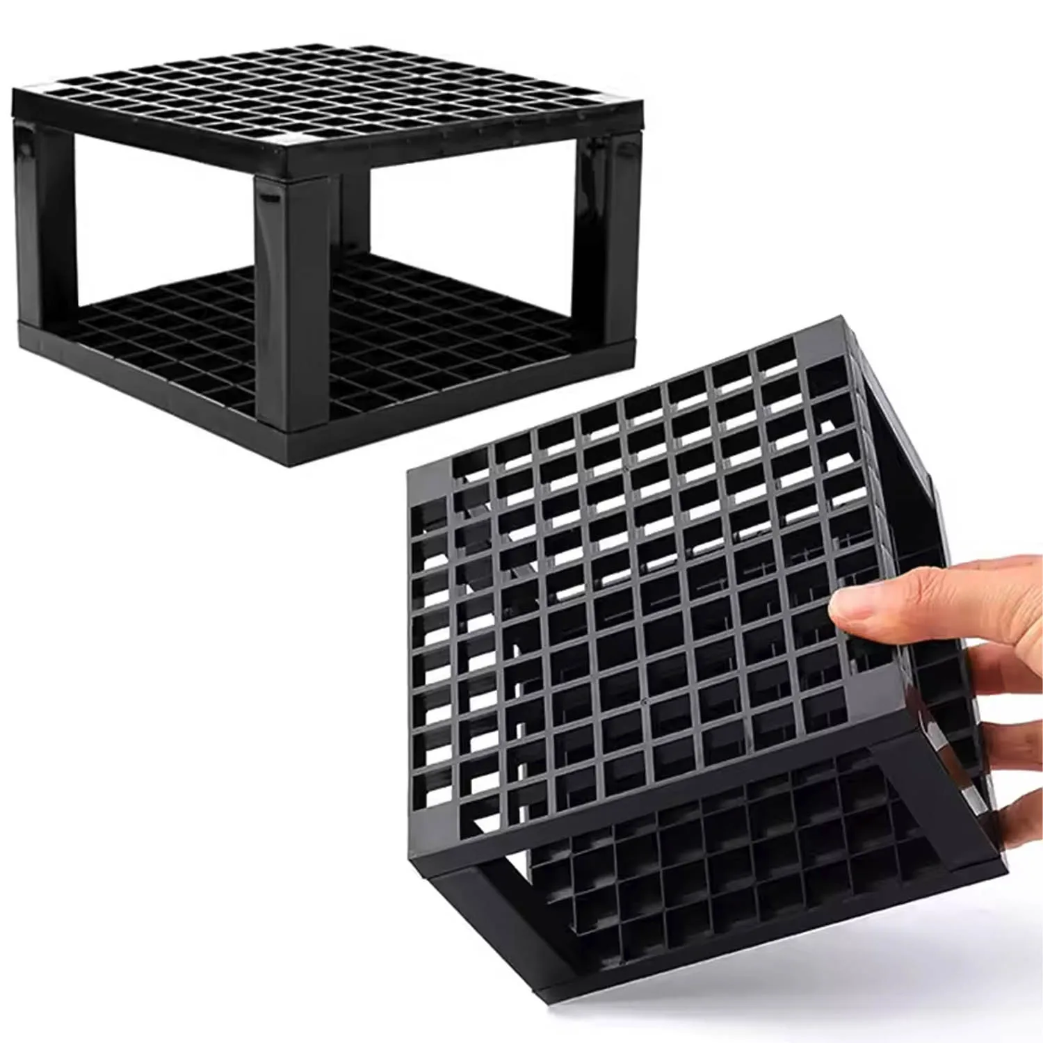 Portalapiz Vertical Renart 96 Espacios Cuadrados de 12.5x12.5mm Negro