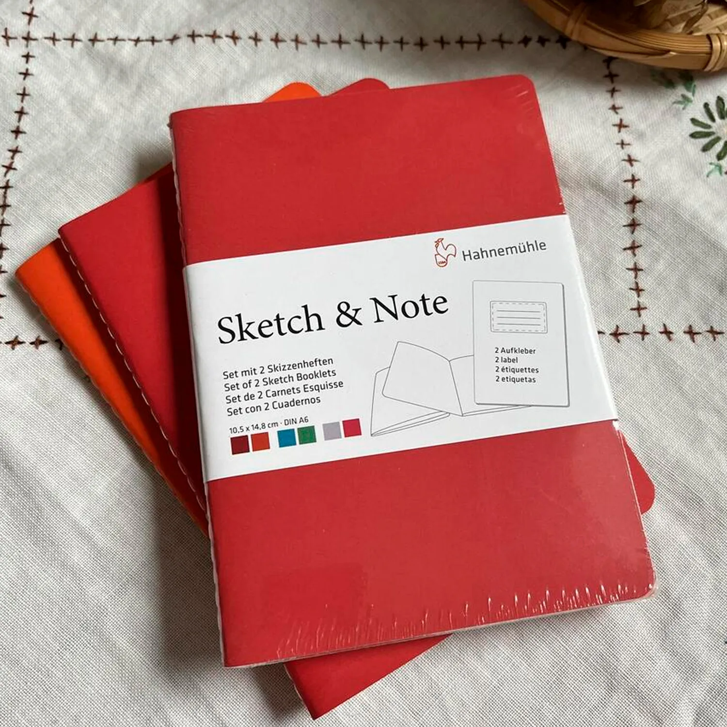 Set 2 libretas Sketch & Note Hahnemühle 11x15cm A6