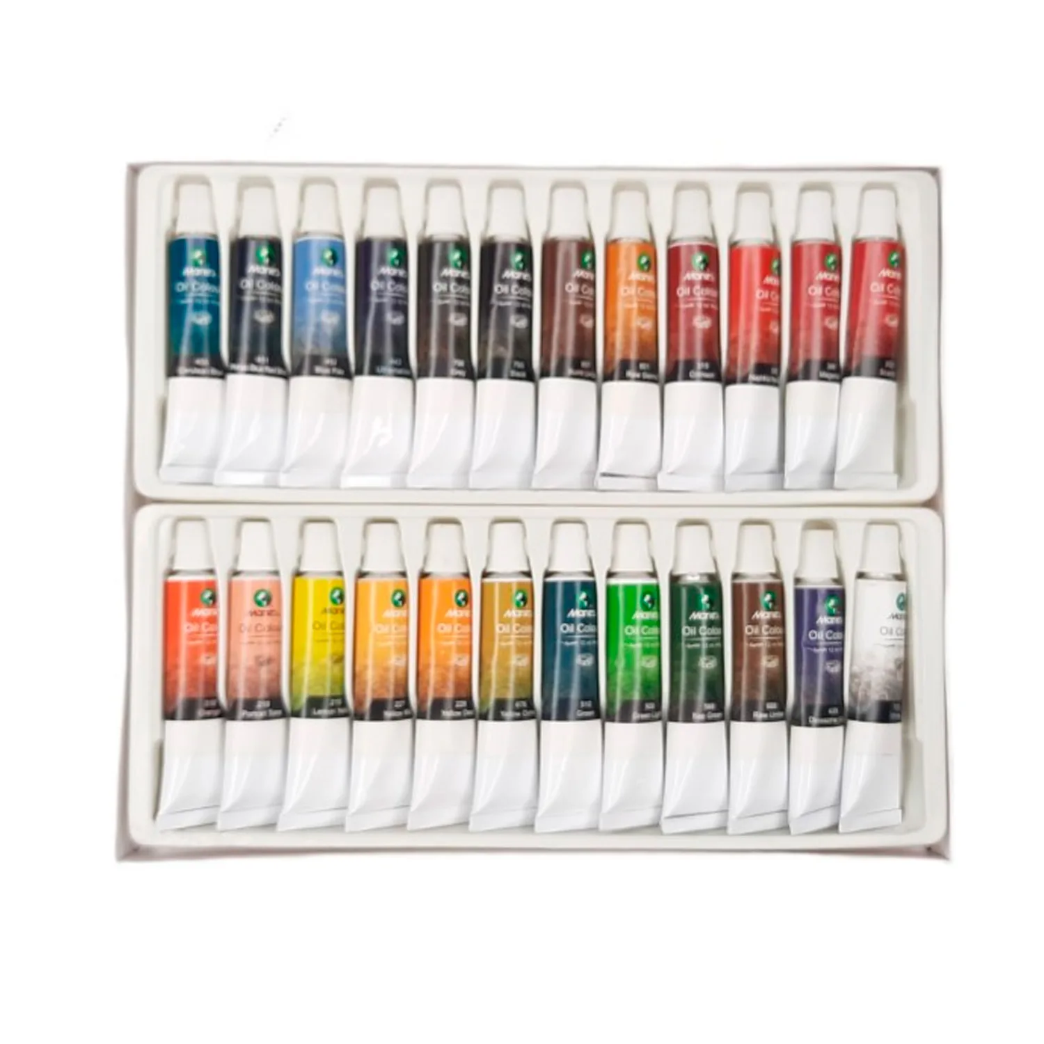 Set Pinturas al Oleo en Tubos 24 Colores (12ml)