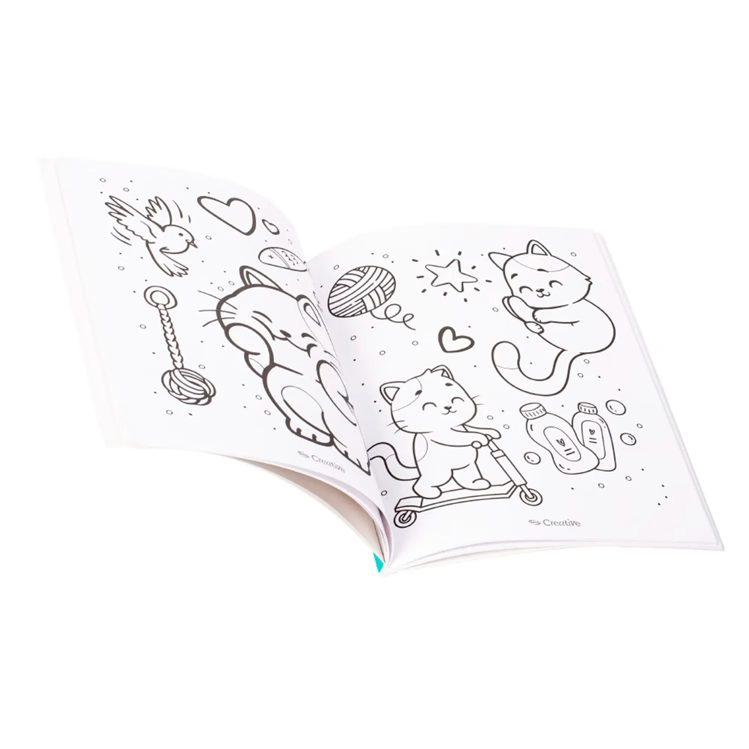 Libro para Colorear Cat Lover Kawai Adix