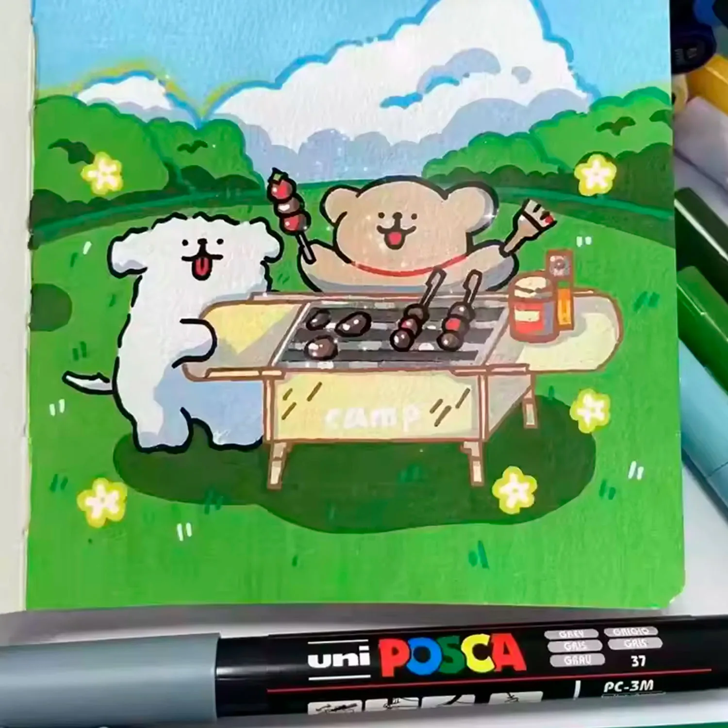 Marcador Pintura Acrílica 3M Uni Posca (0.9 mm-1.3mm)