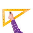 Escuadra Plástica Grande Neolite Angulo 60º x 60cm