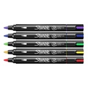 5 Marcadores Sharpie Acrílico Punta Bala + Set de Palabras en Madera