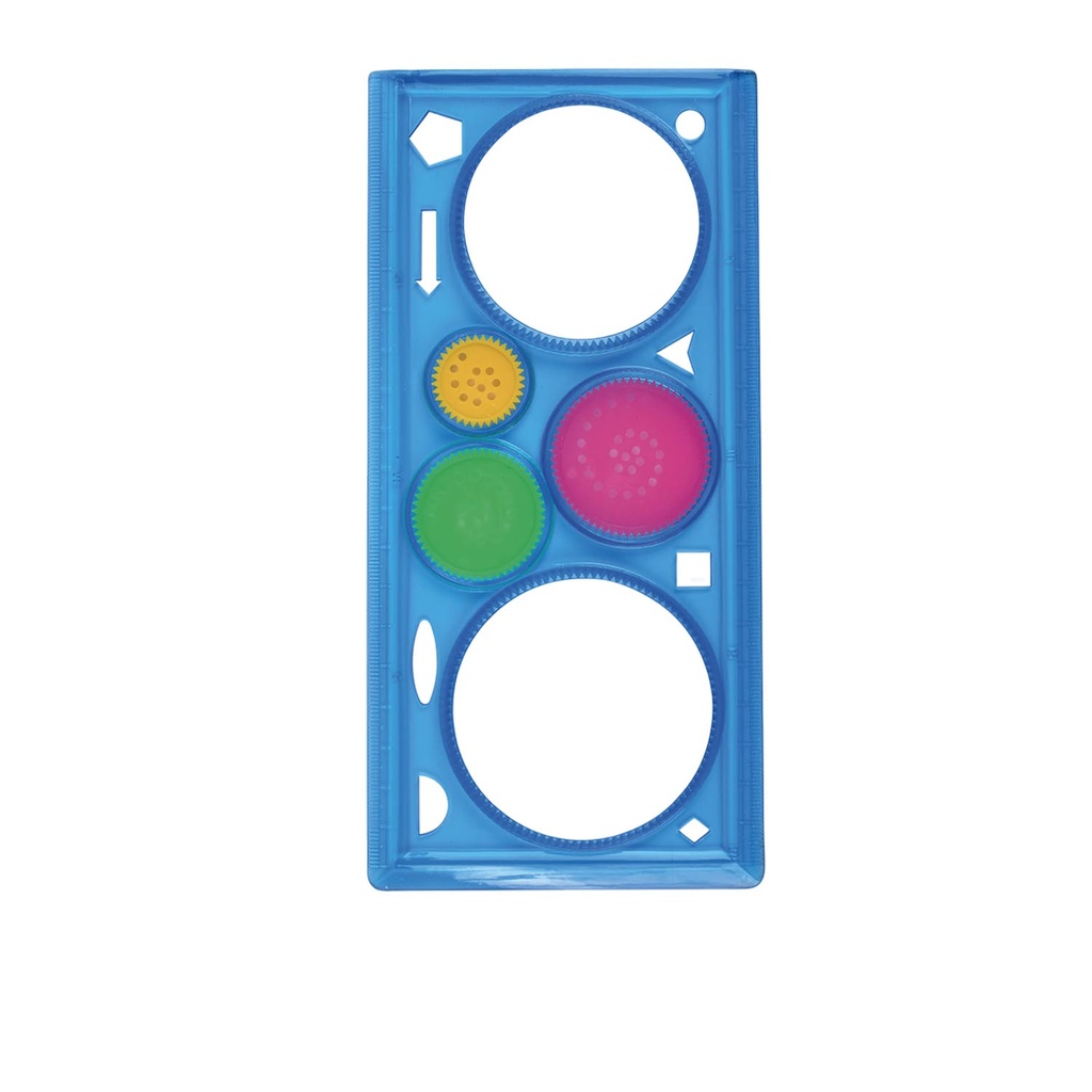Block Liceo + Plantilla Letras + Espirógrafo + 21 Lápices de Colores