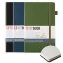 Libreta Sakura Hoja Crema con Cuadros 13x21cm