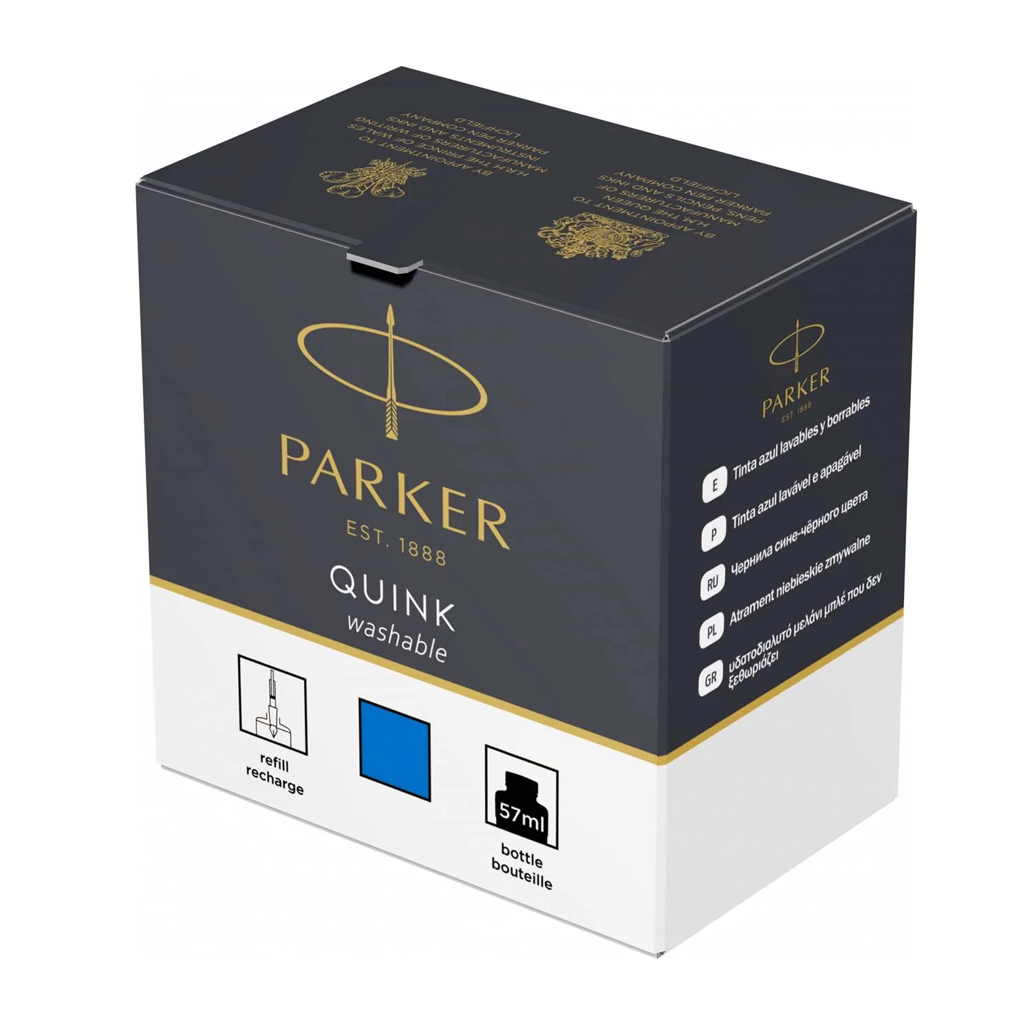 Tinta para pluma fuente Parker 57ml