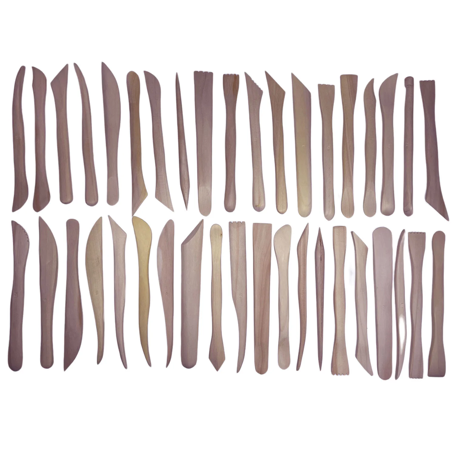 [ESTEDAN001] Estecas de Madera 38 piezas para Arcilla