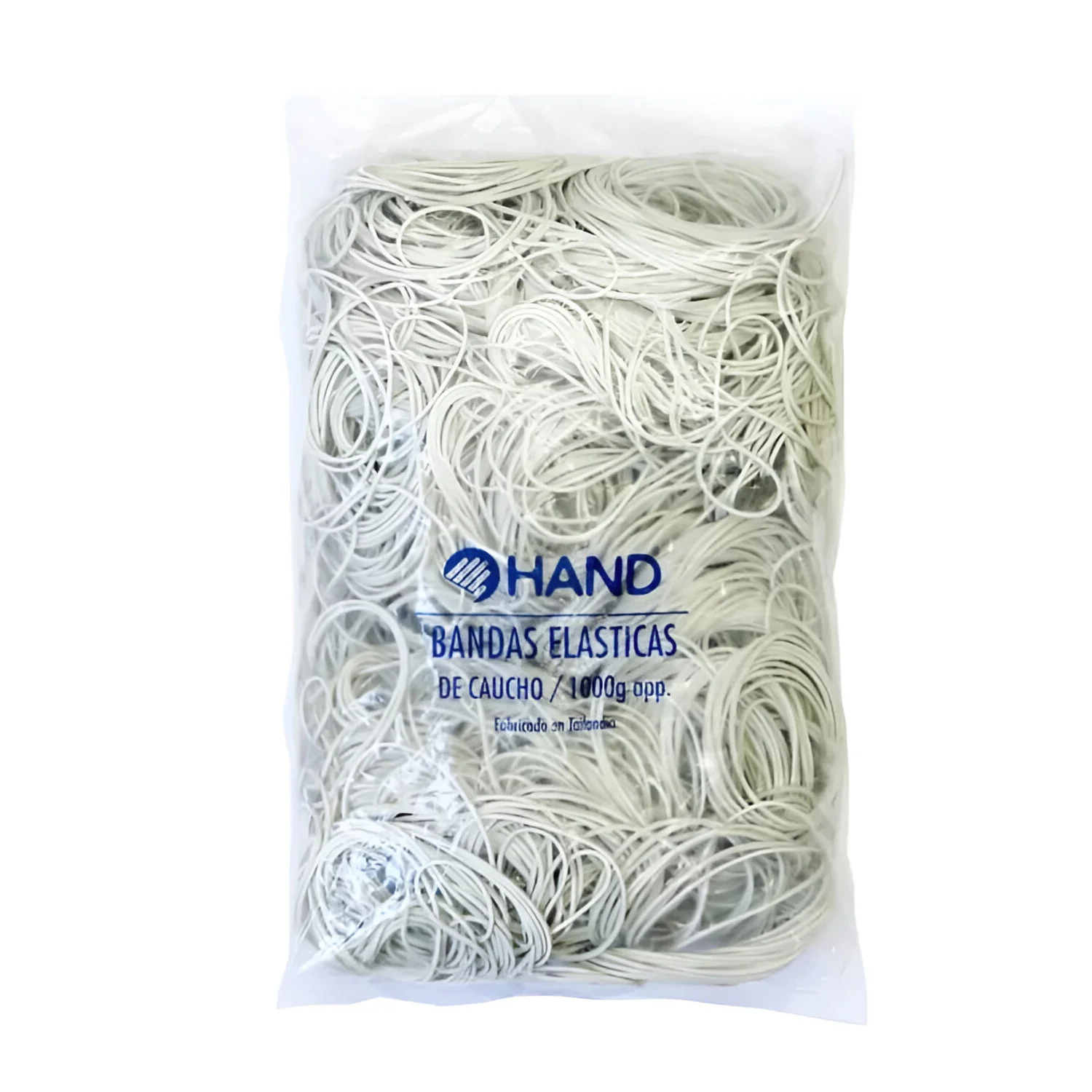 [#RB-118] Bolsa de Elásticos Blancos 60X1.6 mm 1KG