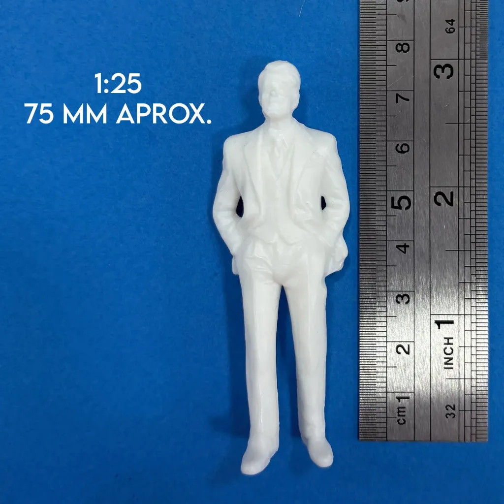 Figura a escala 1:25 Blanco (1 ud)