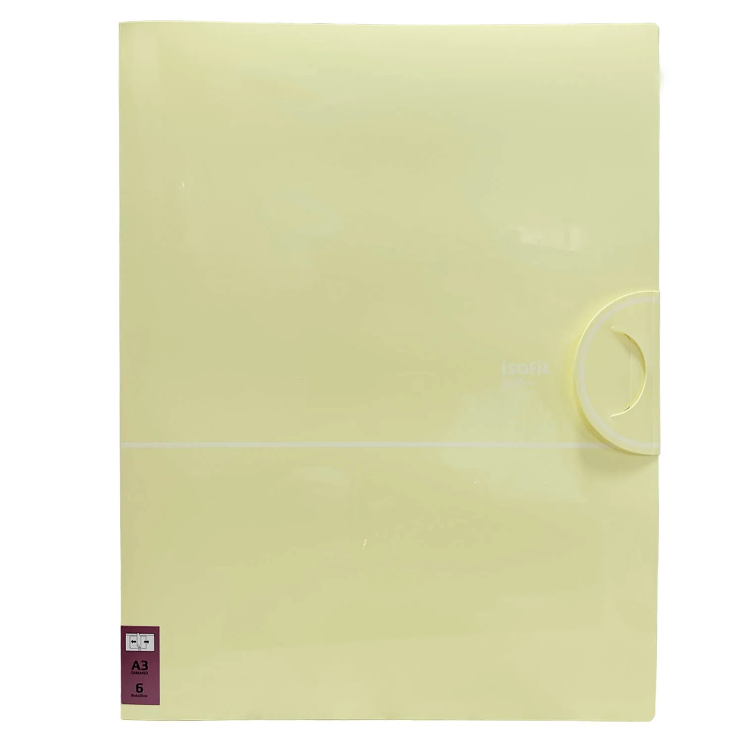 Carpeta Para Reportes Isofit Con 6 Compartimientos A3