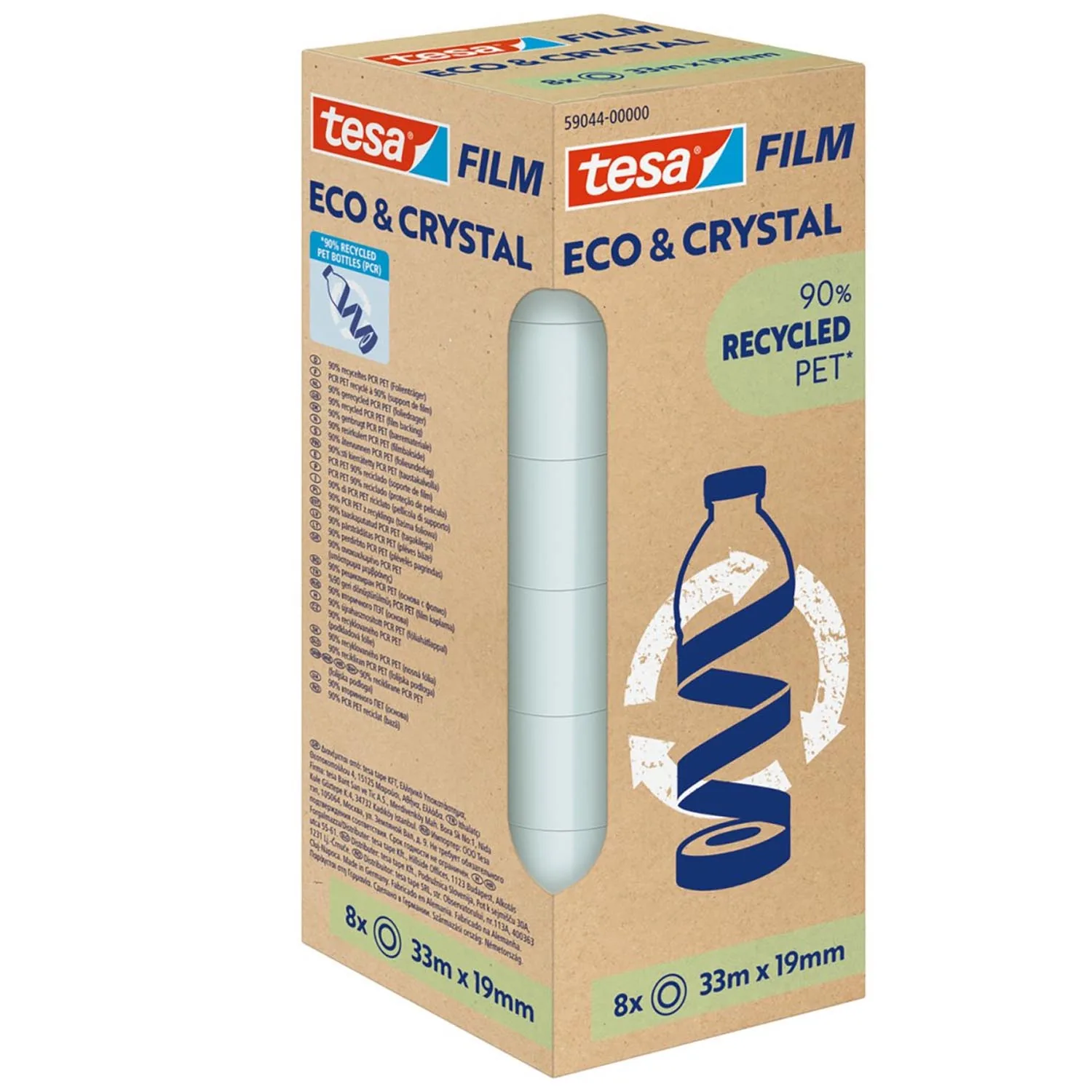 Cinta Tesa Eco & Premium Tower 33m x 19mm (8 Unidades)