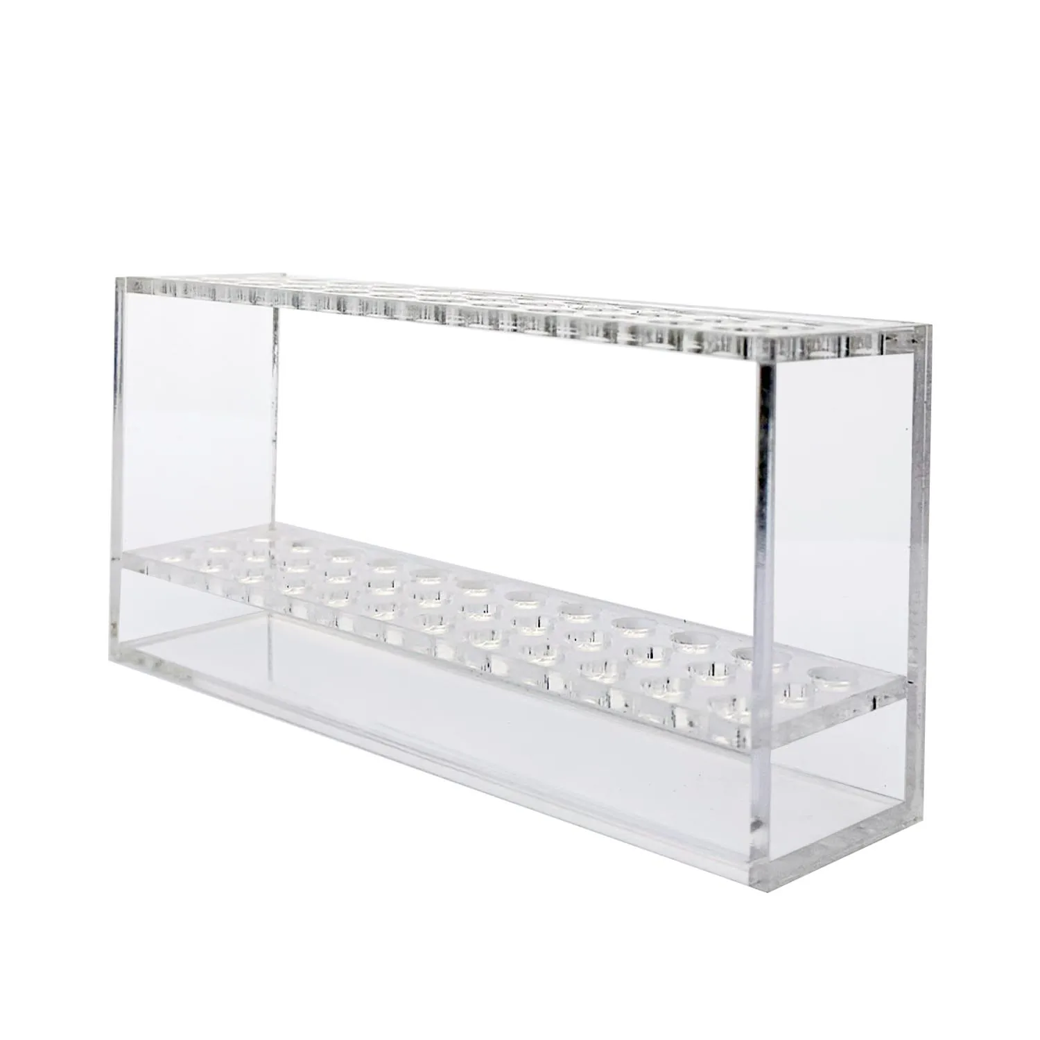 [EXAC01708040T36] Exhibidor Acrilico Renart 17x8x4 cm 36 Espacios Vertical 0.8 cm ø