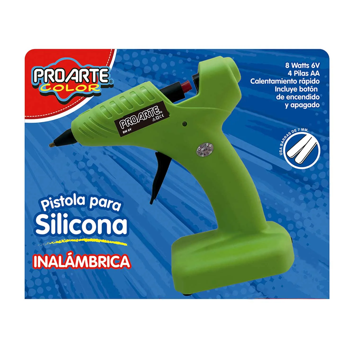 [33700-5] Pistola de Silicona Proarte Inalámbrica 7mm
