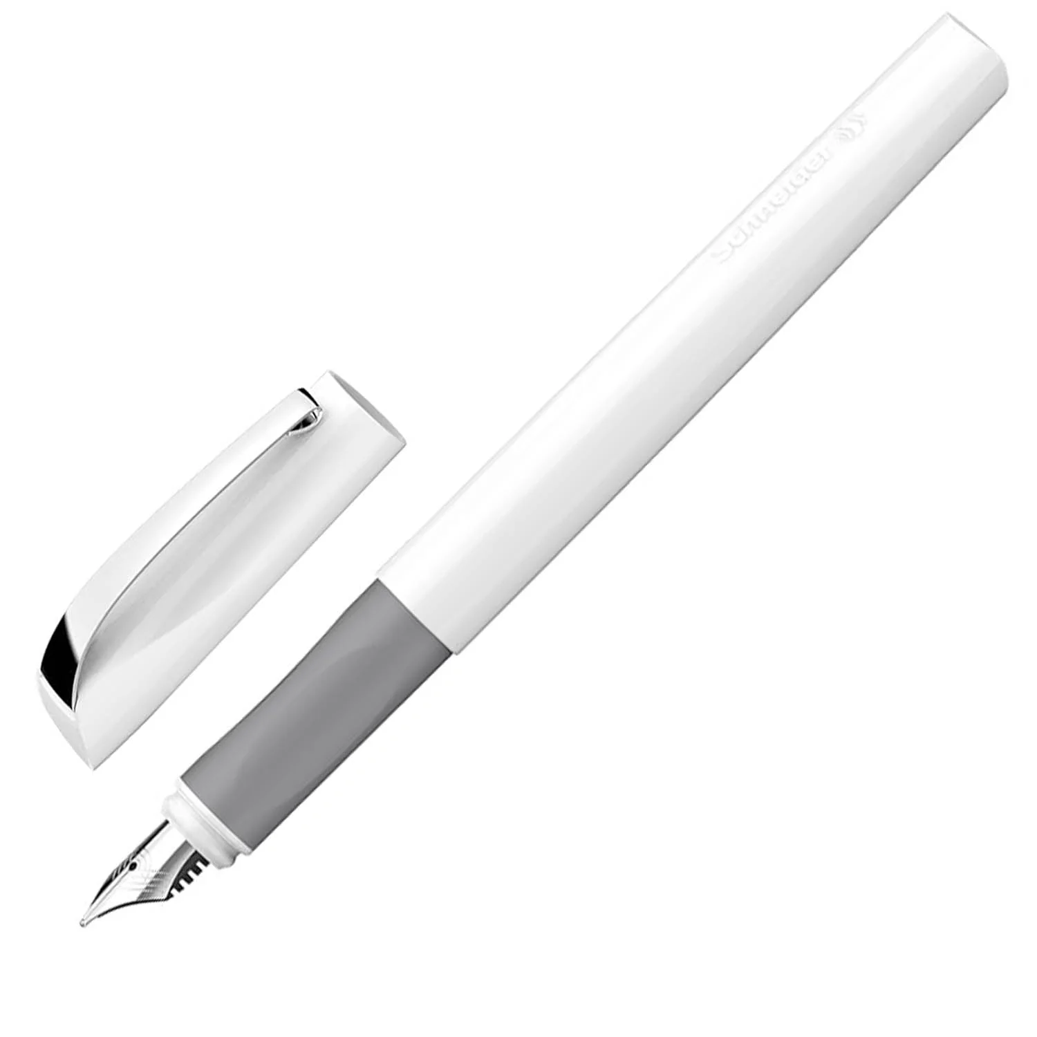 Pluma CEOD Classic Blanco Tinta Azul Schneider