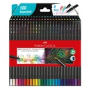 Lápices Faber-Castell Ecolápices Supersoft-100 colores