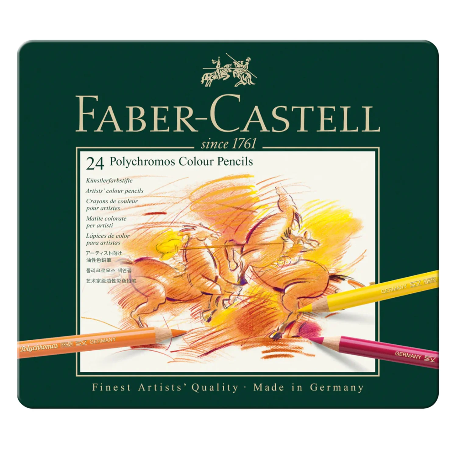 Lápices Faber-Castell Polychromos 24 Colores
