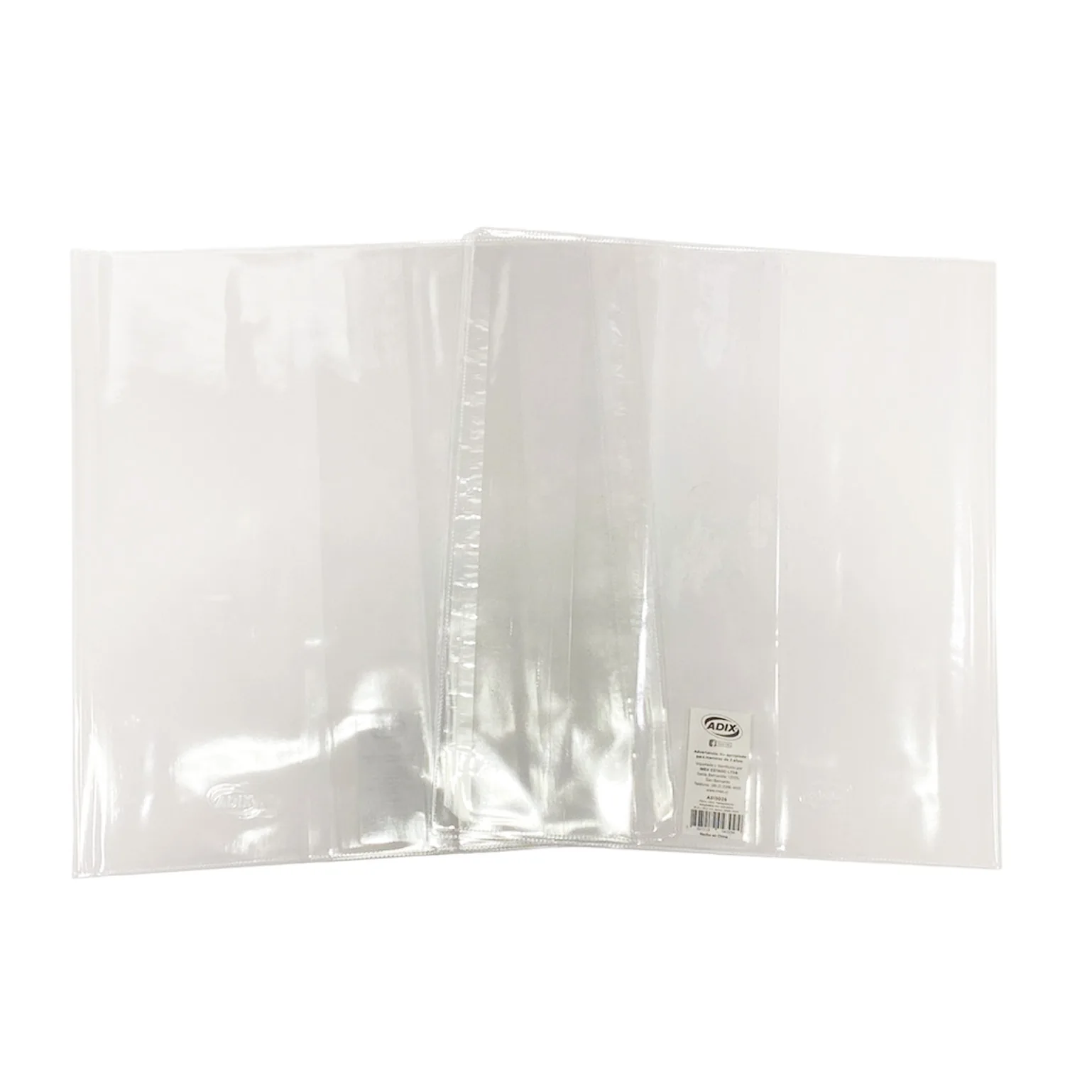Forro Libro Adix Transp. Adaptable c/Adhesivo(54x30cm)