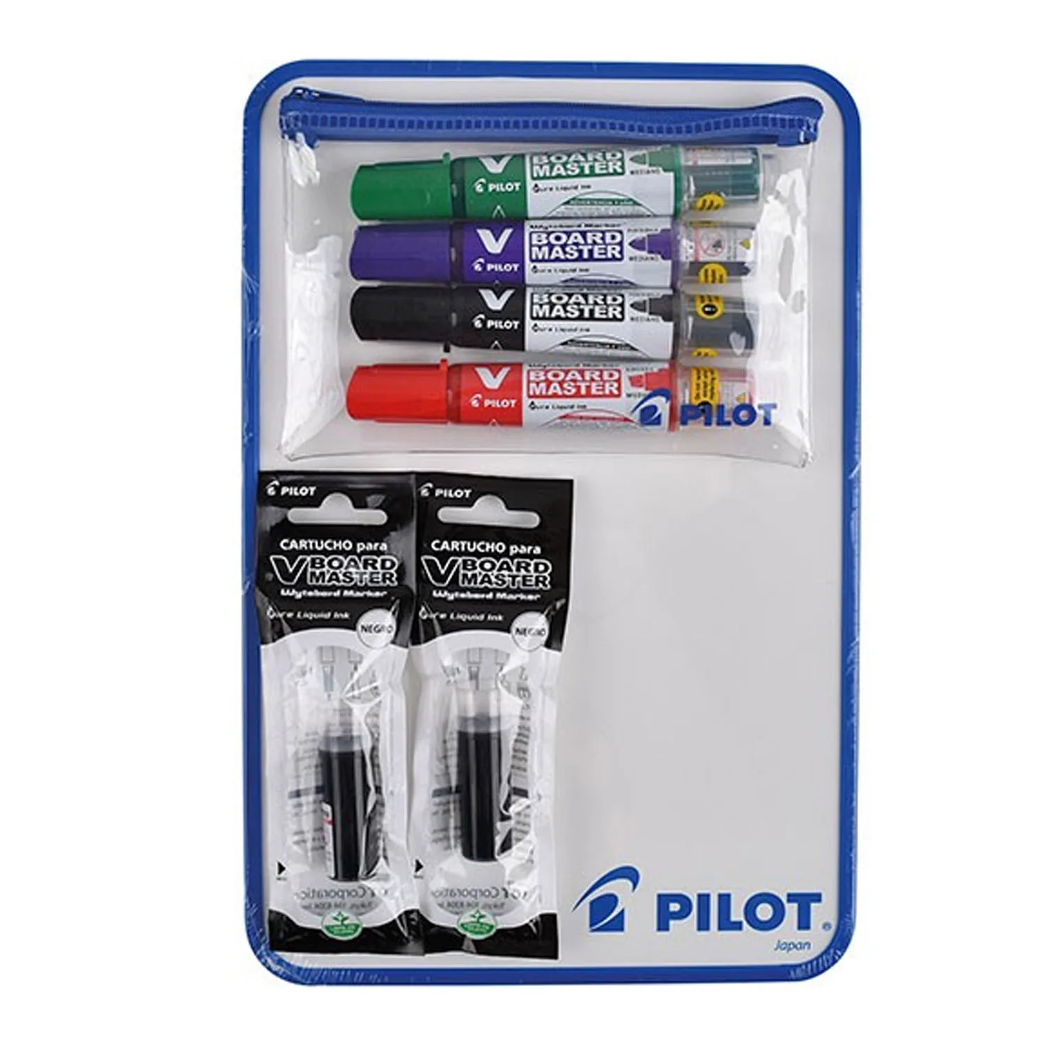 Set Pizarra + Marcadores + Cartuchos Vboard Master
