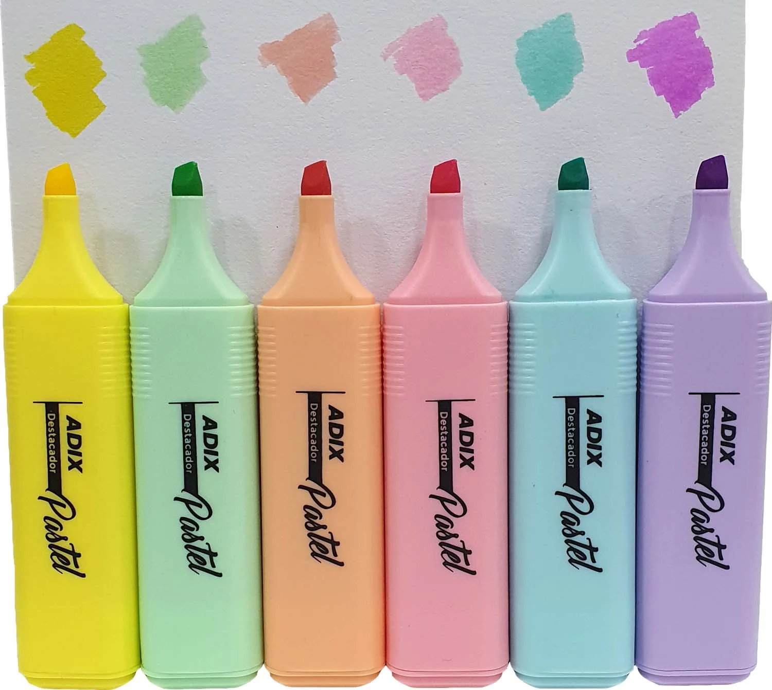 [A603013] Destacadores Adix Colores Pastel (Amarillo Pastel)