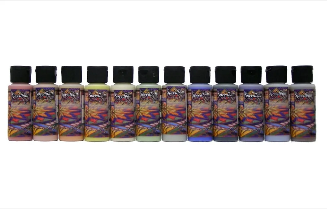 [1085] Speedball Underglaze set de pinturas para cerámica 12 colores 59ml