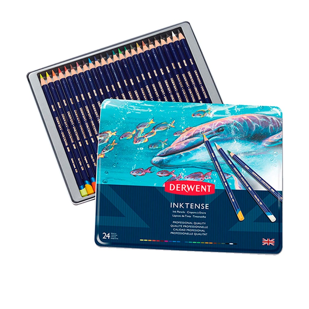 Lápices Acuarelables Derwent Inktense (24 colores)