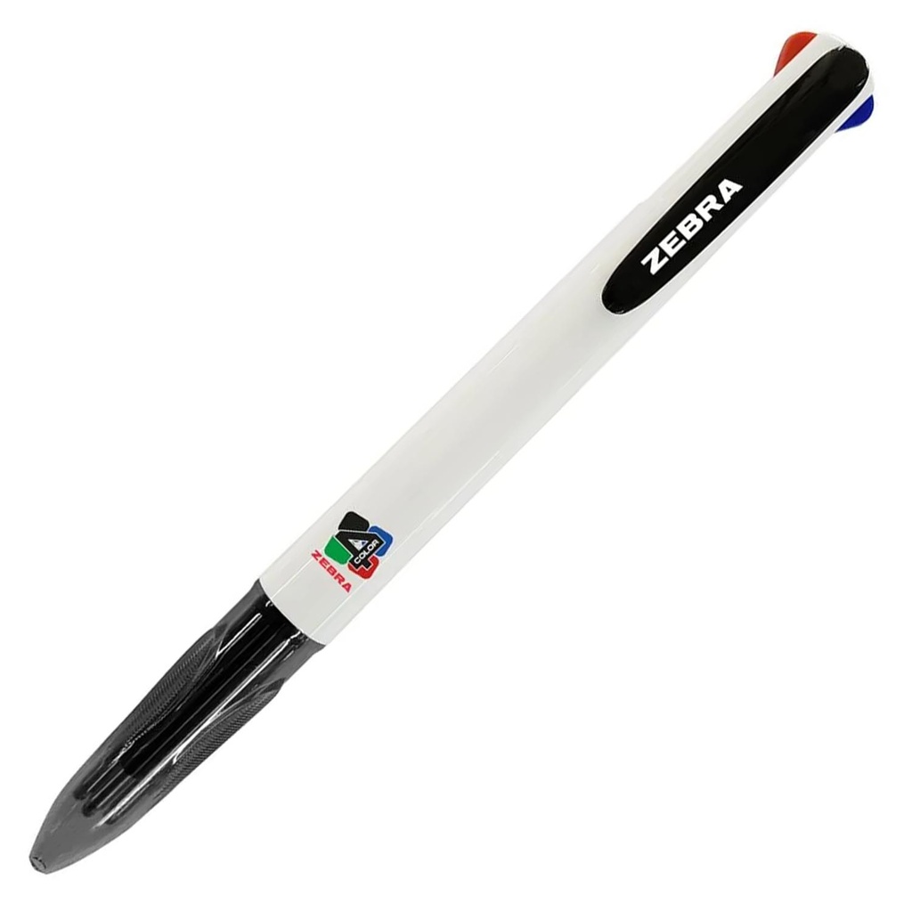 Bolígrafo Plástico Zebra LV 4 Colores