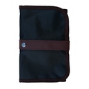 Estuche Enrollable Renart Con 36 Espacio Negro borde Café