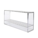 Exhibidor Acrilico Renart 17x8x4 cm 36 Espacios Vertical 0.8 cm ø