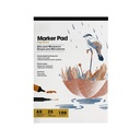 Block Papel Para Marcadores A5 (14.8 x 21 cm) 100gr. 25hj
