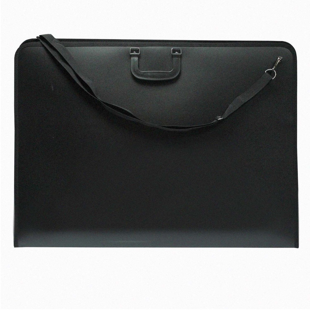 Maletín portafolios A2 con correa y bolsillo interno