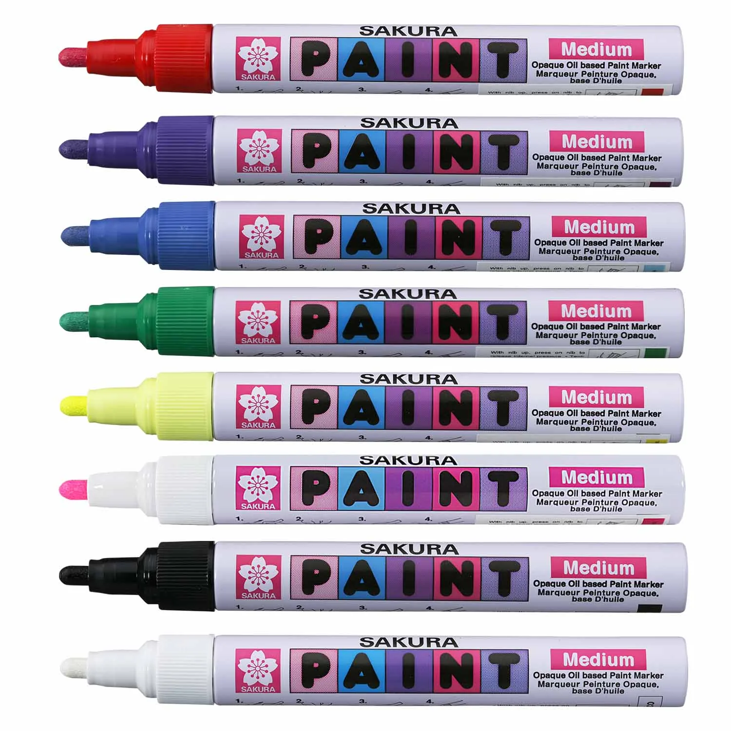 [XPMK-B#19] Plumones de pintura al óleo Sakura Paint (Rojo)