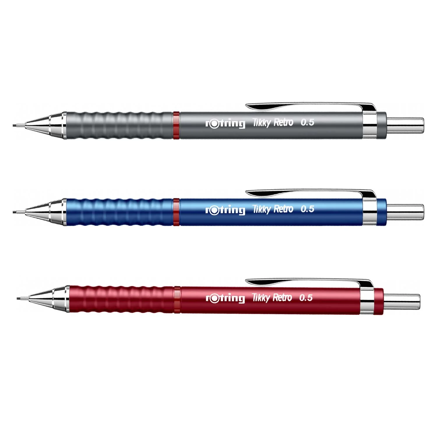 [2202568] Portamina Tikky Retro Rotring 0.5mm (Rojo)