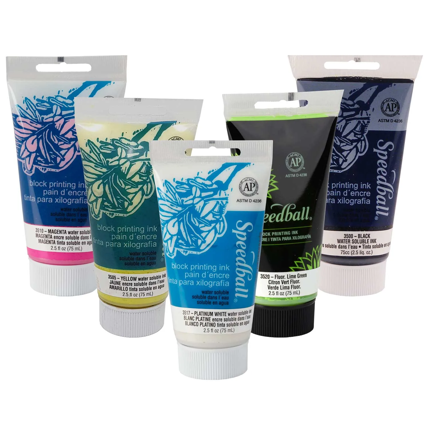 [3506] Tinta para Xilografía Speedball 75ml Acrílica (Café)