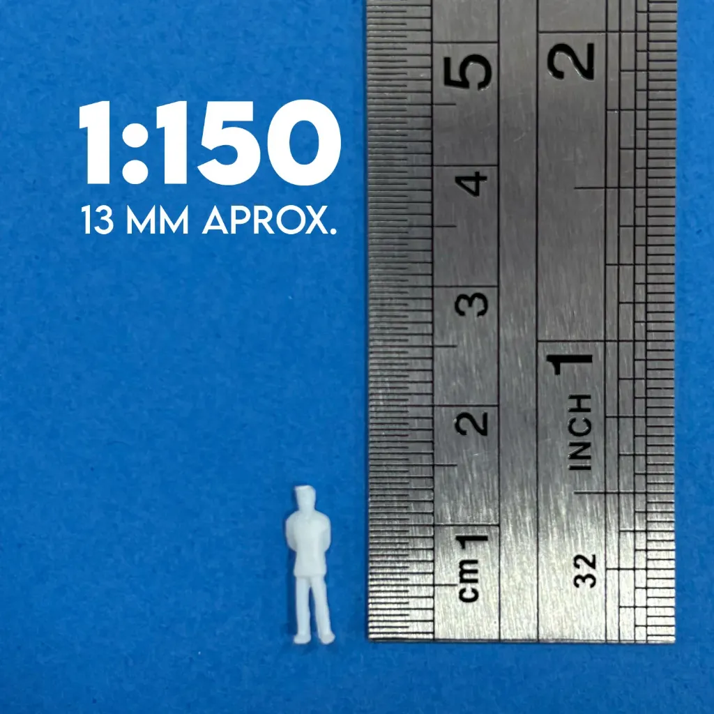 Figura a escala 1:150 Blancas (1 ud)