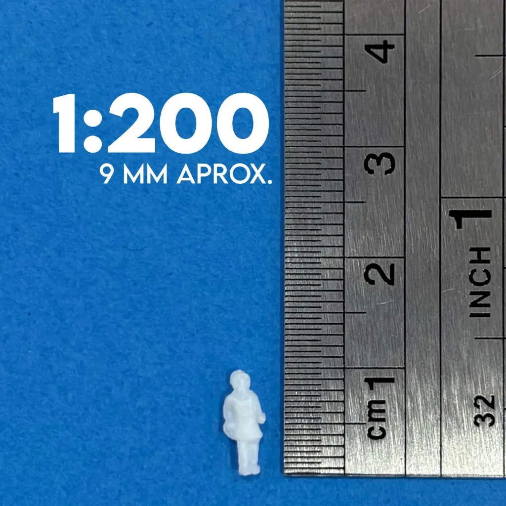 Figura a escala 1:200 Blancas (1 ud)