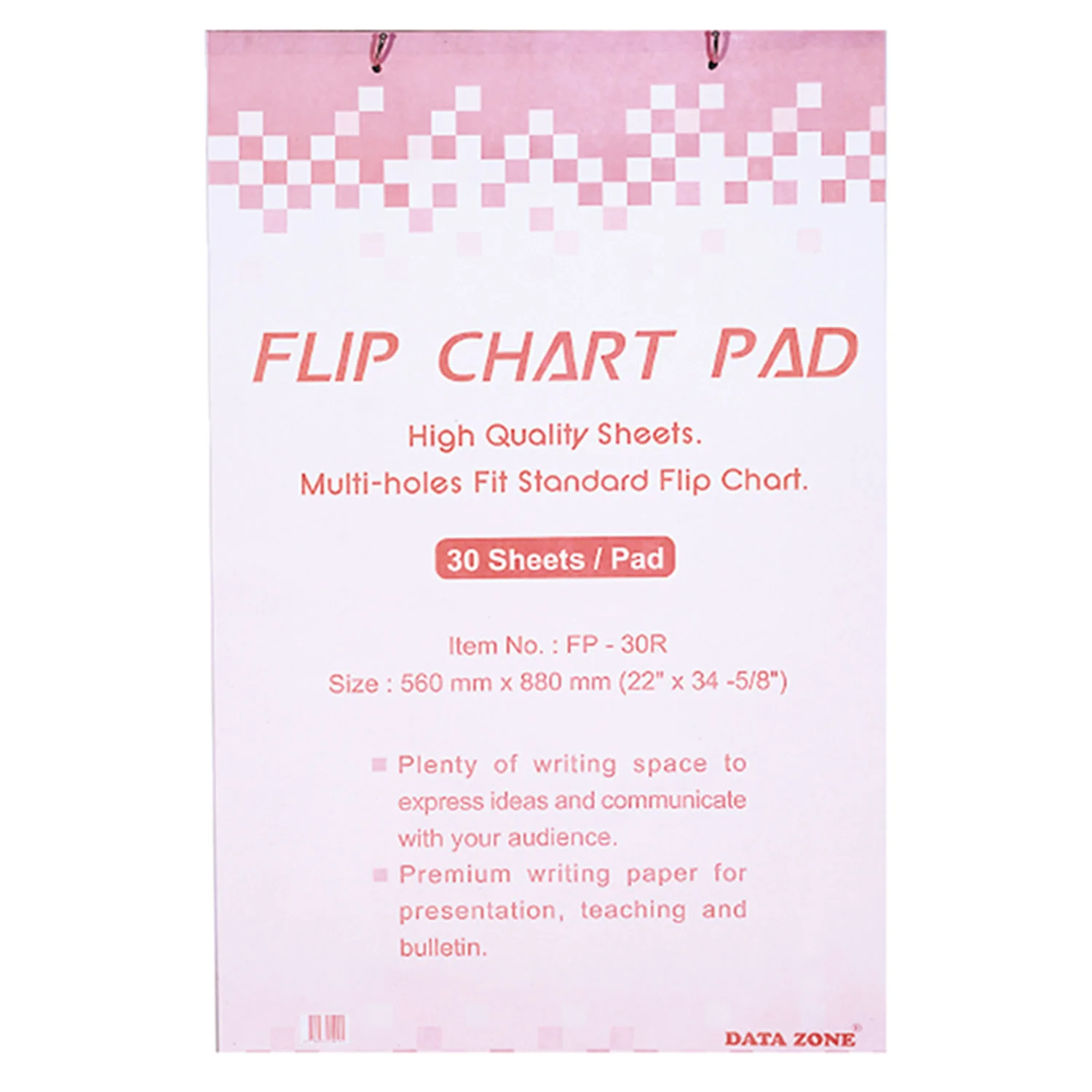 [FP30R] Block para Papelógrafo 60x90cm 30hjs