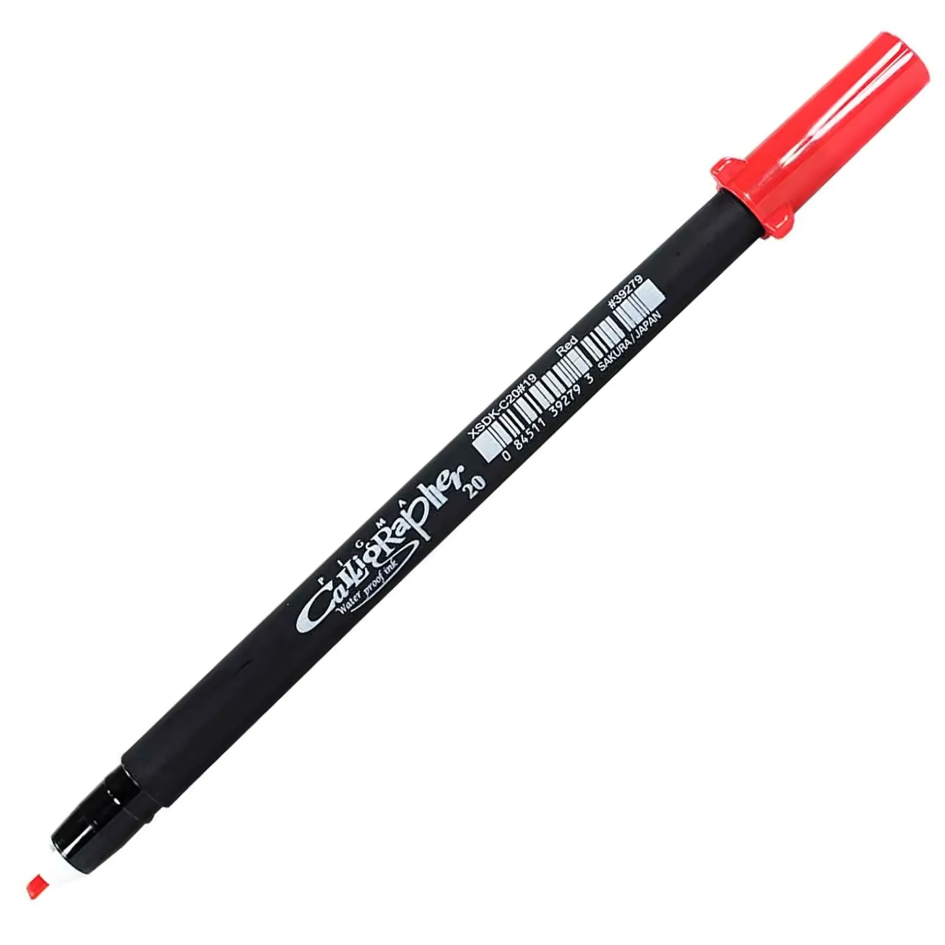 [XSDK-C20#19] Marcador Caligráfico Sakura Pigma Calligrapher 2.0mm (Rojo)